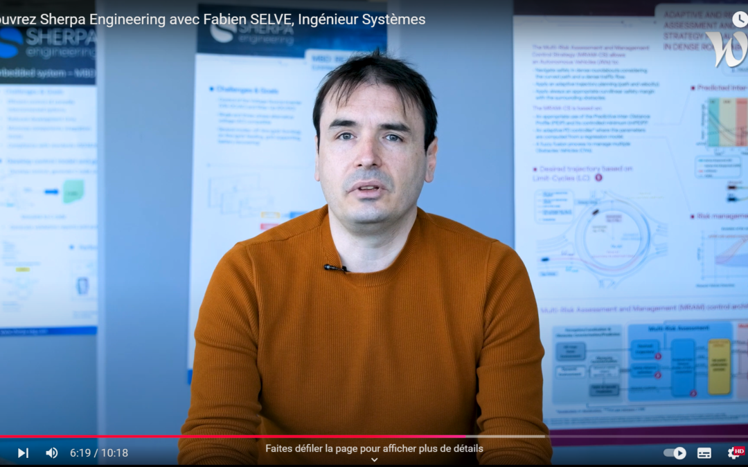 Watch the interview with our supervisor and systems engineer Fabien Selve